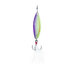 Clam Leech Flutter Spoon -Pro Fishing Shop leech flutter spoon purple chartruese glow 1 32fb9823 b0a2 411b ab95 e0cd7901fe69